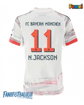 Bayern Munich Nicolas Jackson #11 Tricou Fotbal Replică 2025-26 Femei Deplasare